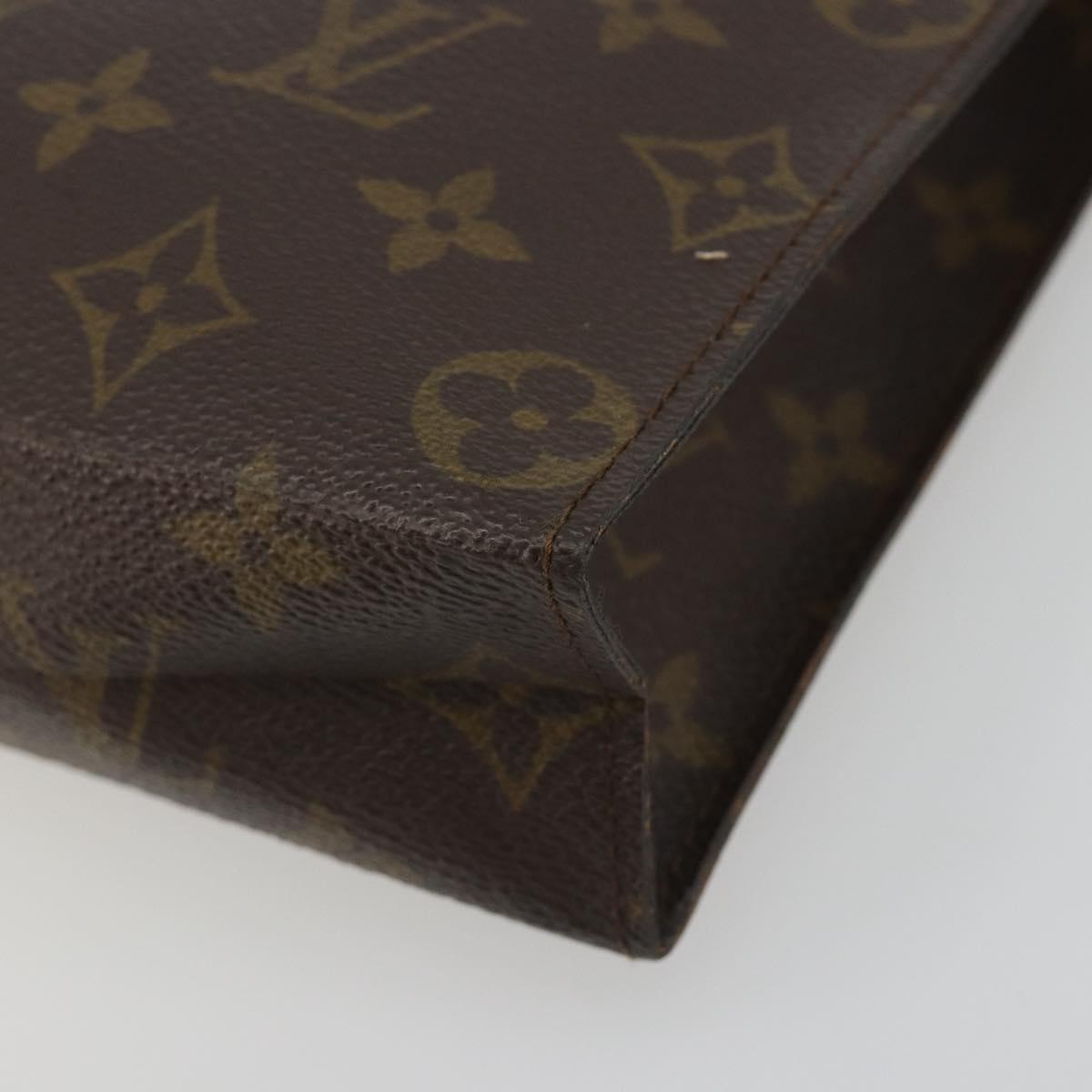 LOUIS VUITTON Monogram Poche Toilette 26 Pouch M47542 LV Auth 193058