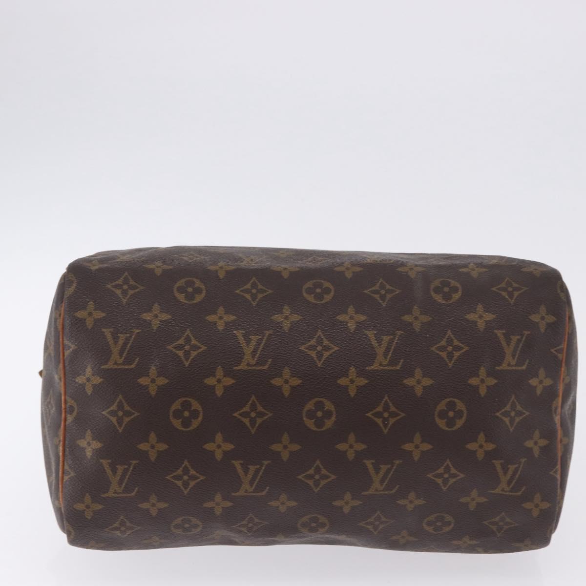 LOUIS VUITTON Monogram Speedy 30 Hand Bag M41526 LV Auth 193059
