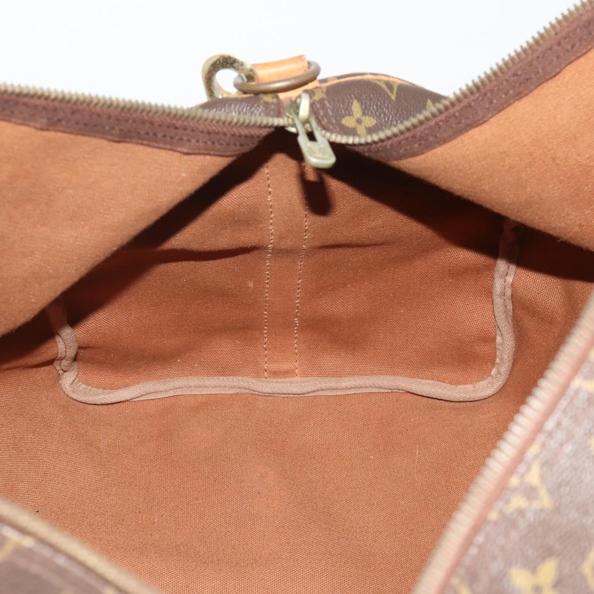 LOUIS VUITTON Monogram Keepall Bandouliere 55 Boston Bag M41414 LV Auth 193061