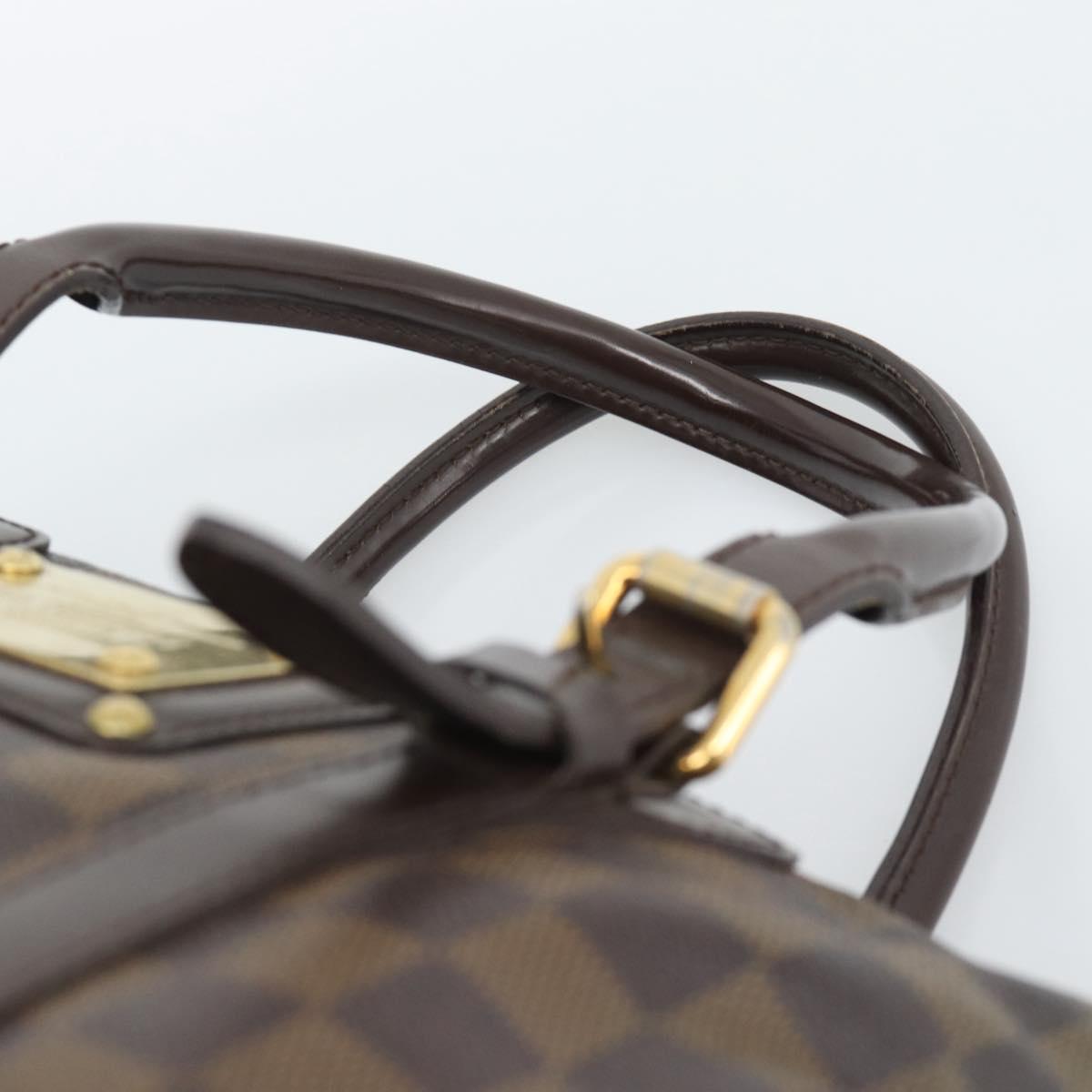 LOUIS VUITTON Damier Ebene Berkeley Hand Bag N52000 LV Auth 193081