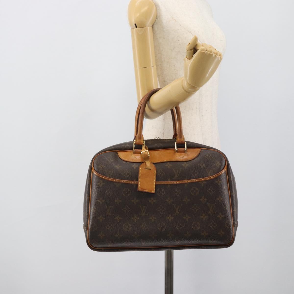 LOUIS VUITTON Monogram Deauville Hand Bag M47270 LV Auth 193090