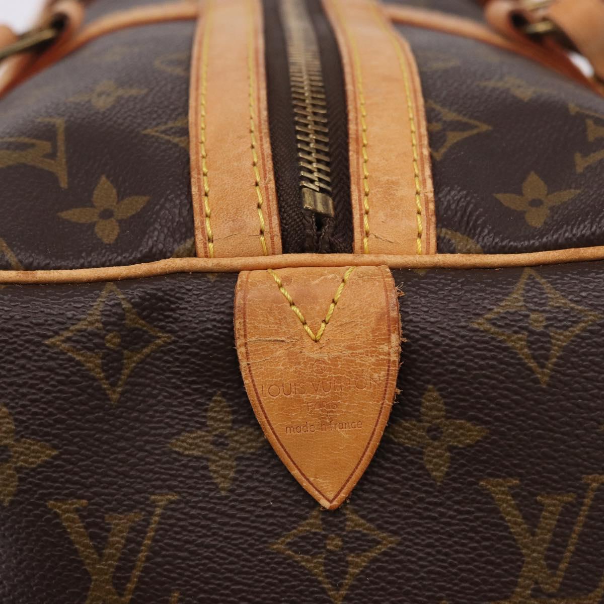 LOUIS VUITTON Monogram Sac Souple 45 Boston Bag M41624 LV Auth 193093