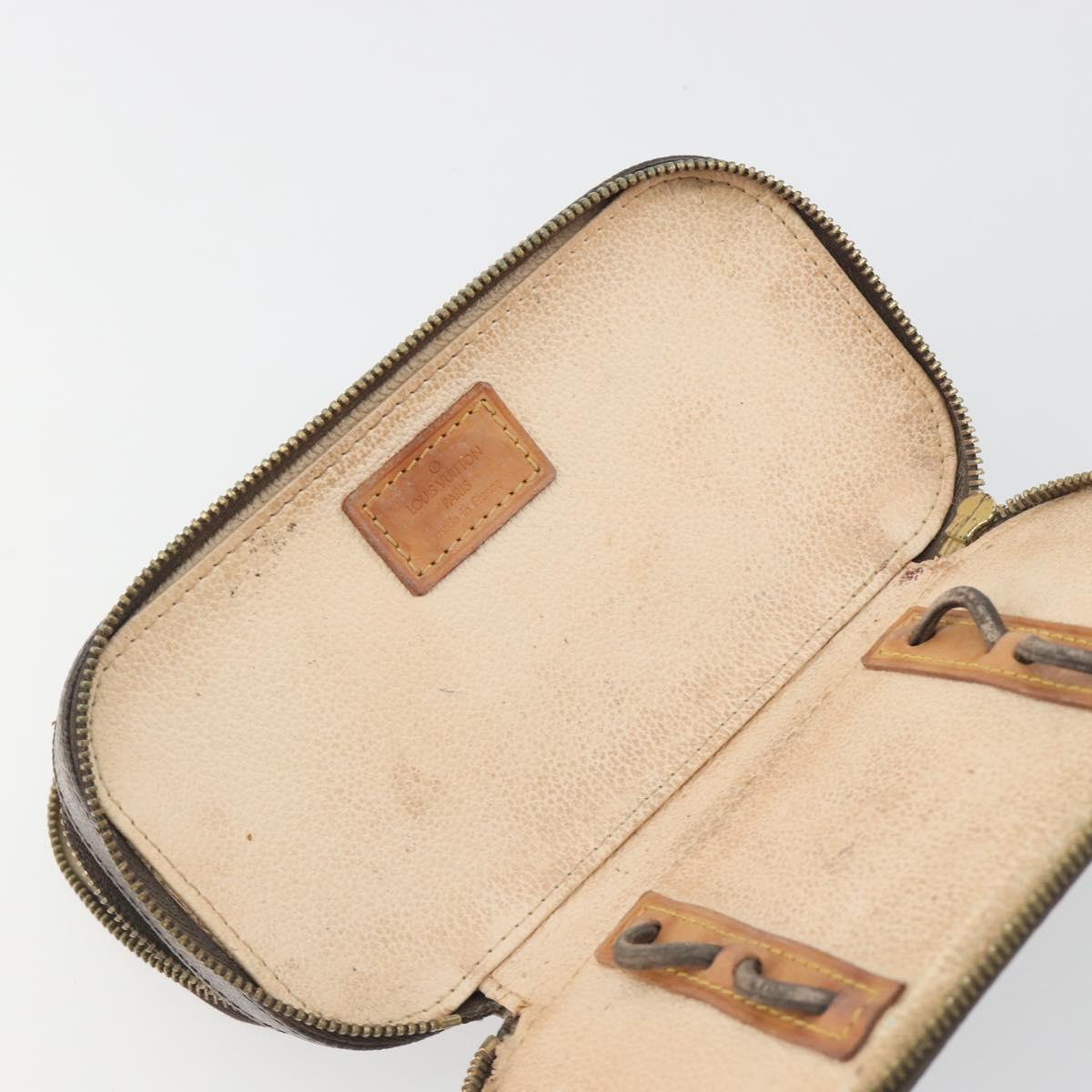 LOUIS VUITTON Monogram Trousse Brush PM Cosmetic Pouch M47510 LV Auth 193098