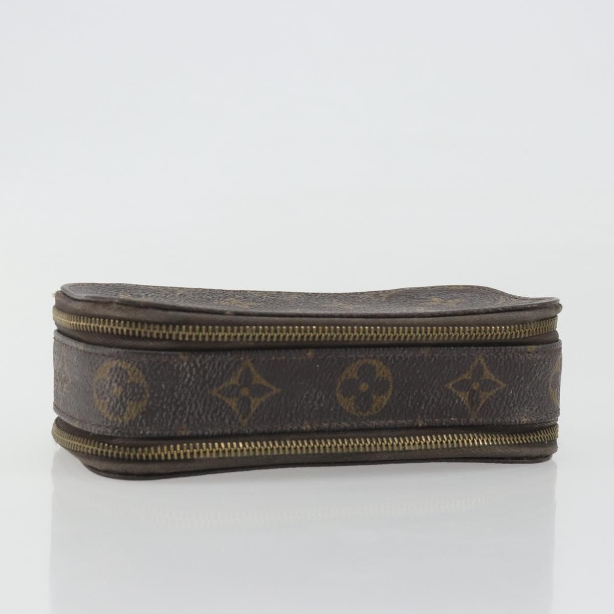 LOUIS VUITTON Monogram Trousse Brush PM Cosmetic Pouch M47510 LV Auth 193098