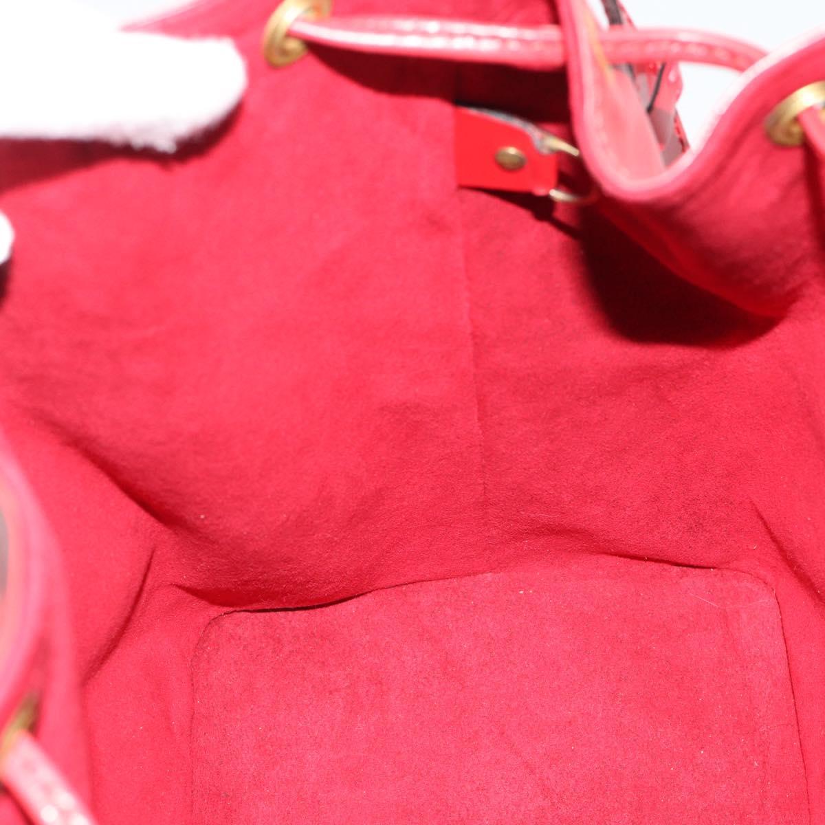 LOUIS VUITTON Epi Petit Noe Shoulder Bag Red M44107 LV Auth 193106V