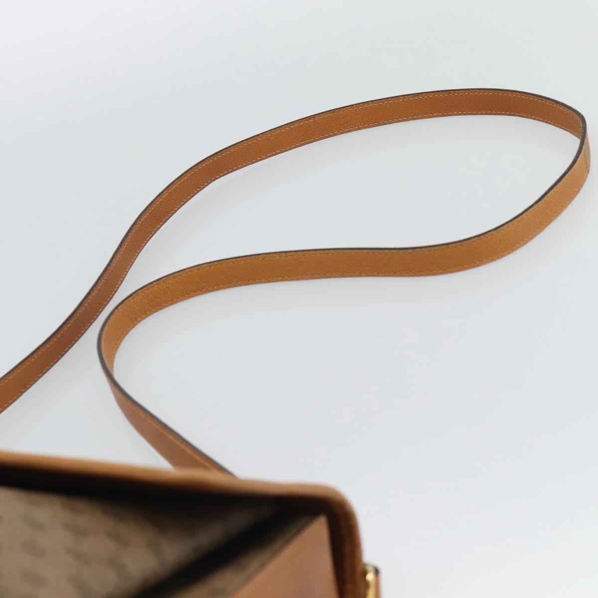 GUCCI Micro GG Supreme Shoulder Bag PVC Beige Gold 001 115 6165 8031 Auth 193113