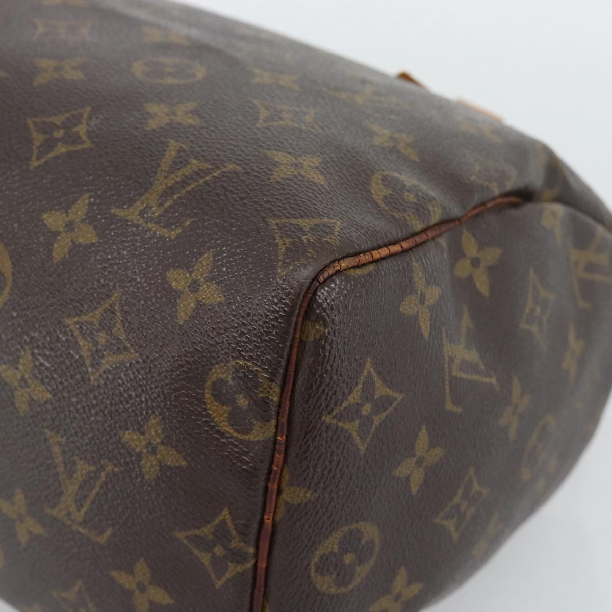 LOUIS VUITTON Monogram Speedy 25 Hand Bag M41528 LV Auth 193117