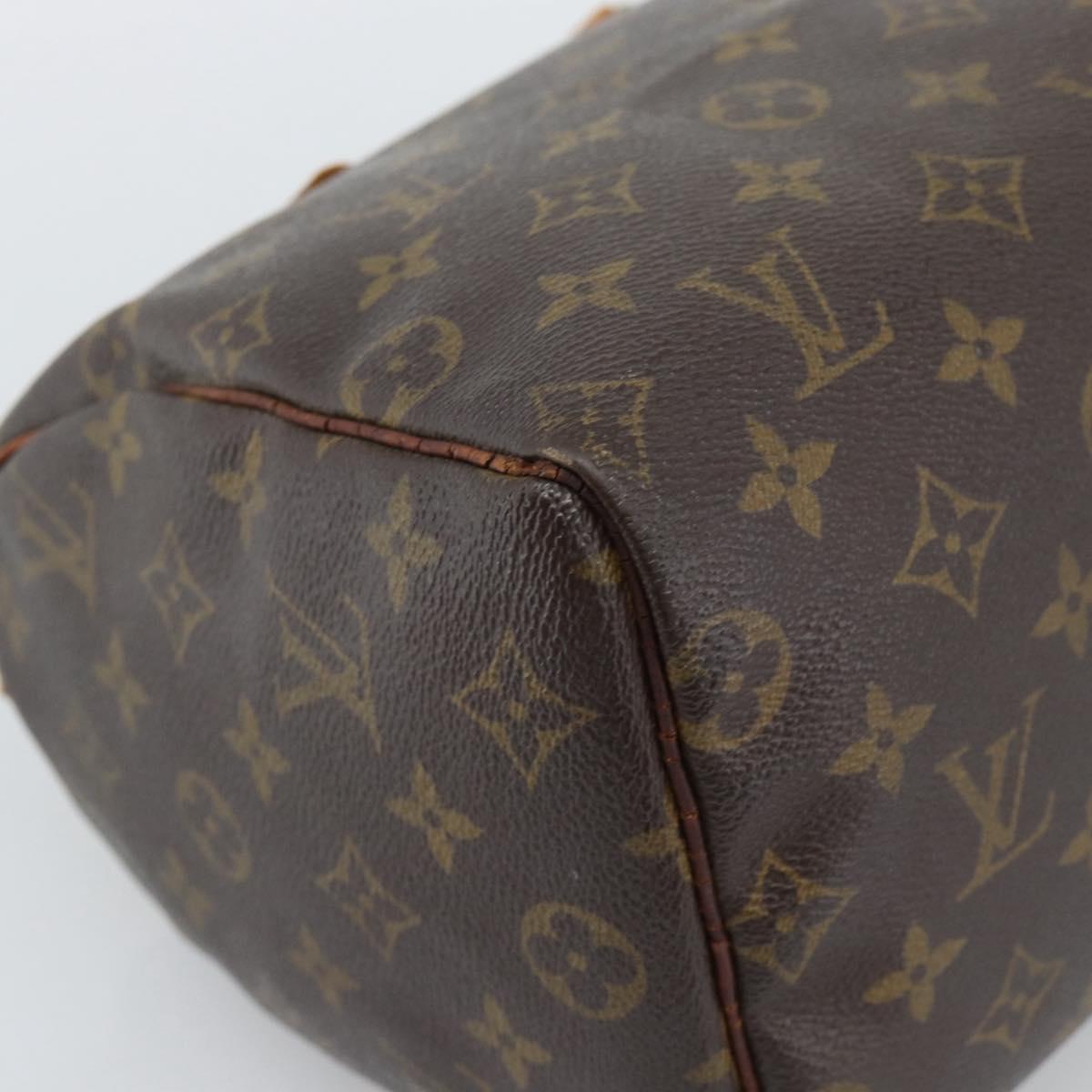 LOUIS VUITTON Monogram Speedy 25 Hand Bag M41528 LV Auth 193117