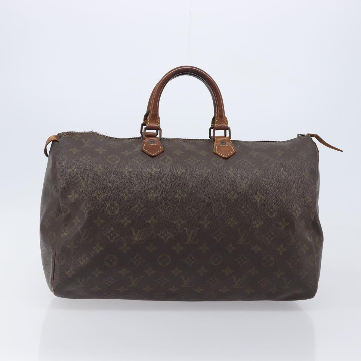 LOUIS VUITTON Monogram Speedy 40 Babylone Hand Bag 2 Set LV Auth 193119