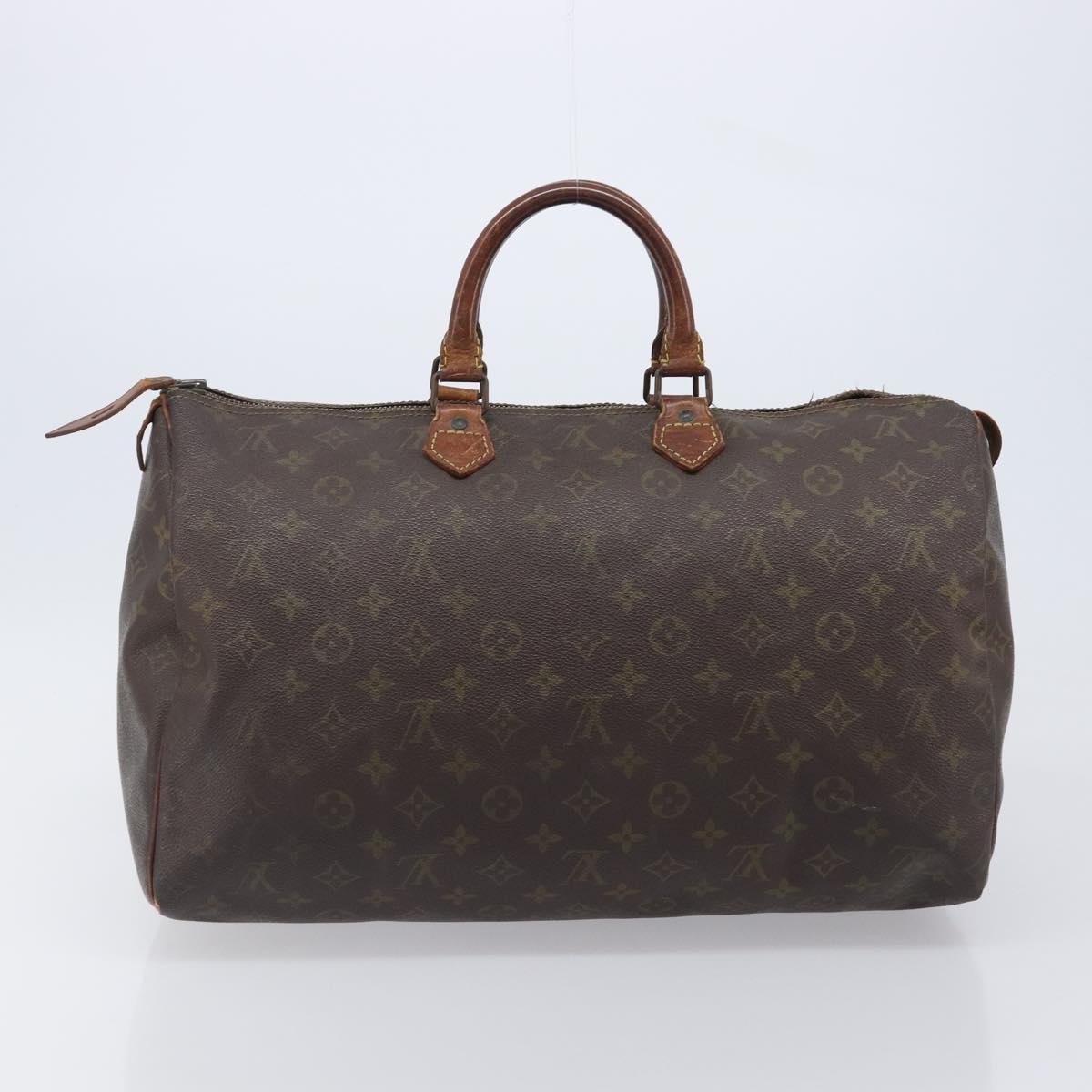 LOUIS VUITTON Monogram Speedy 40 Babylone Hand Bag 2 Set LV Auth 193119