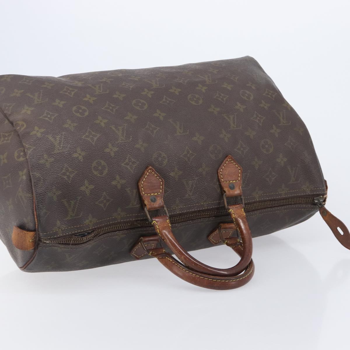 LOUIS VUITTON Monogram Speedy 40 Babylone Hand Bag 2 Set LV Auth 193119