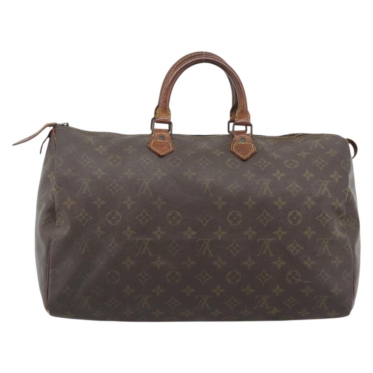 LOUIS VUITTON Monogram Speedy 40 Hand Bag M41522 LV Auth 193119