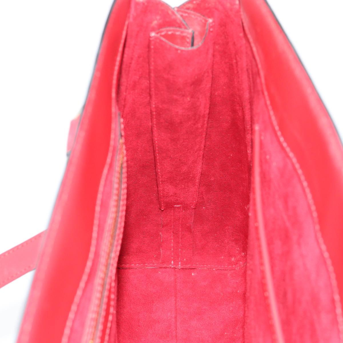 LOUIS VUITTON Epi Duplex Tote Bag Red M52427 LV Auth 193121V