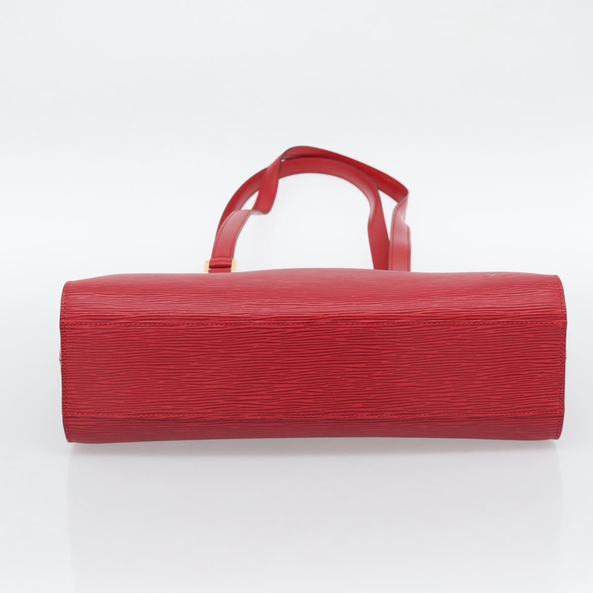 LOUIS VUITTON Epi Duplex Tote Bag Red M52427 LV Auth 193121V