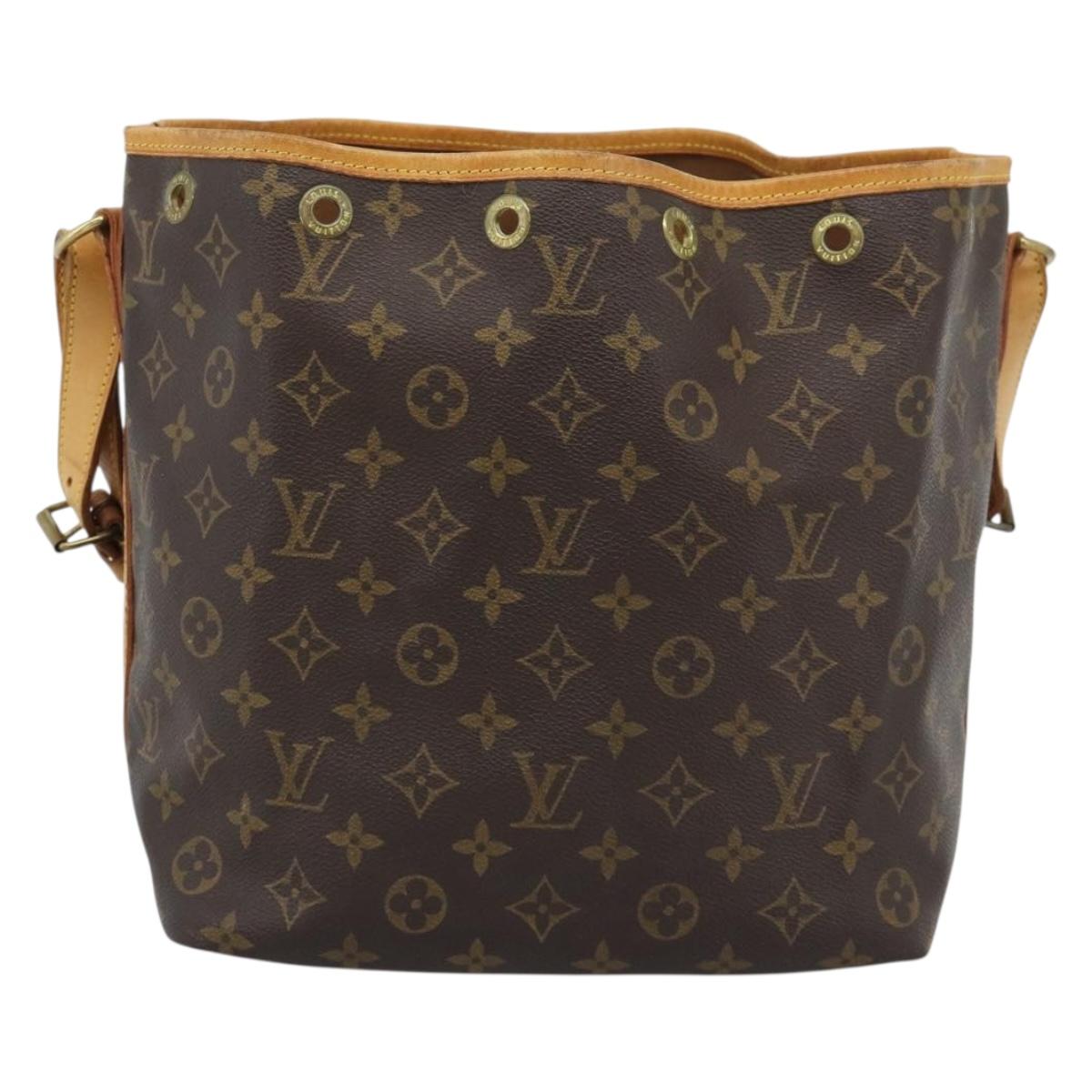 LOUIS VUITTON Monogram Petit Noe Shoulder Bag M42226 LV Auth 193137