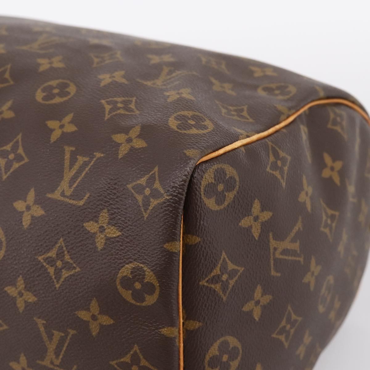 LOUIS VUITTON Monogram Speedy 35 Hand Bag M41524 LV Auth 193145V