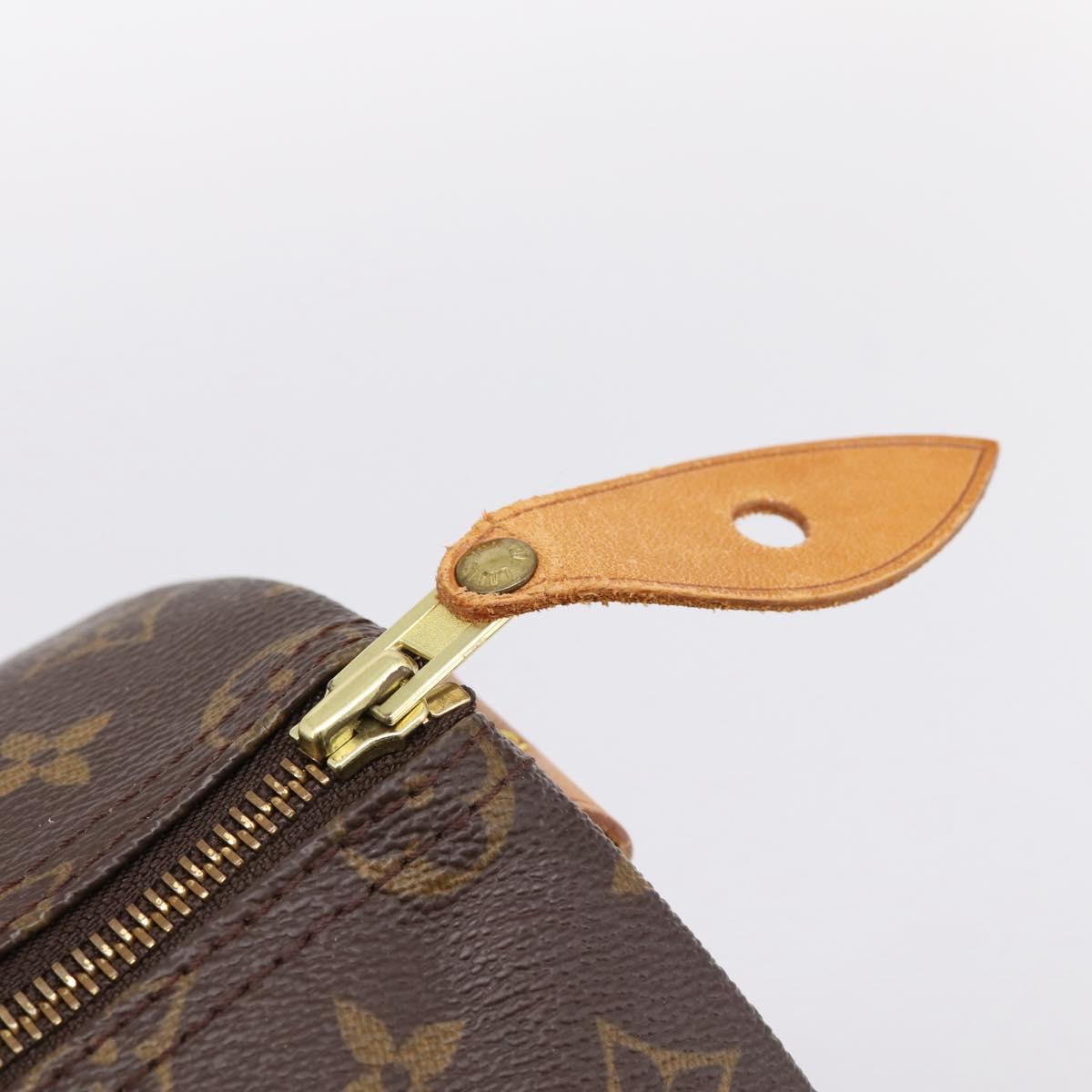 LOUIS VUITTON Monogram Speedy 35 Hand Bag M41524 LV Auth 193145V