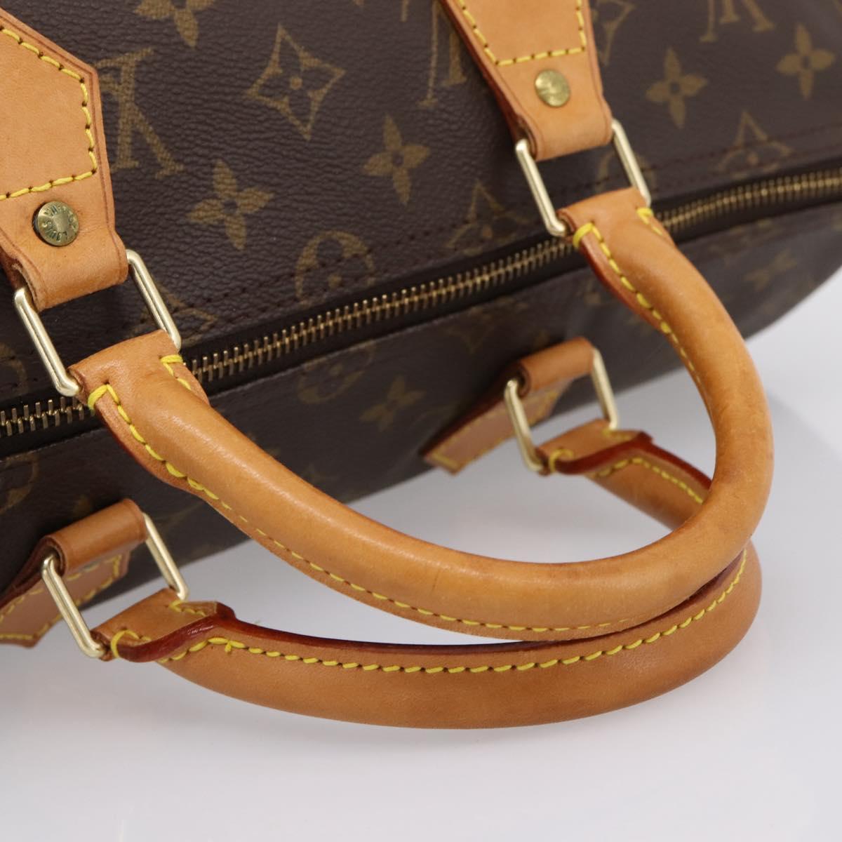 LOUIS VUITTON Monogram Speedy 35 Hand Bag M41524 LV Auth 193145V