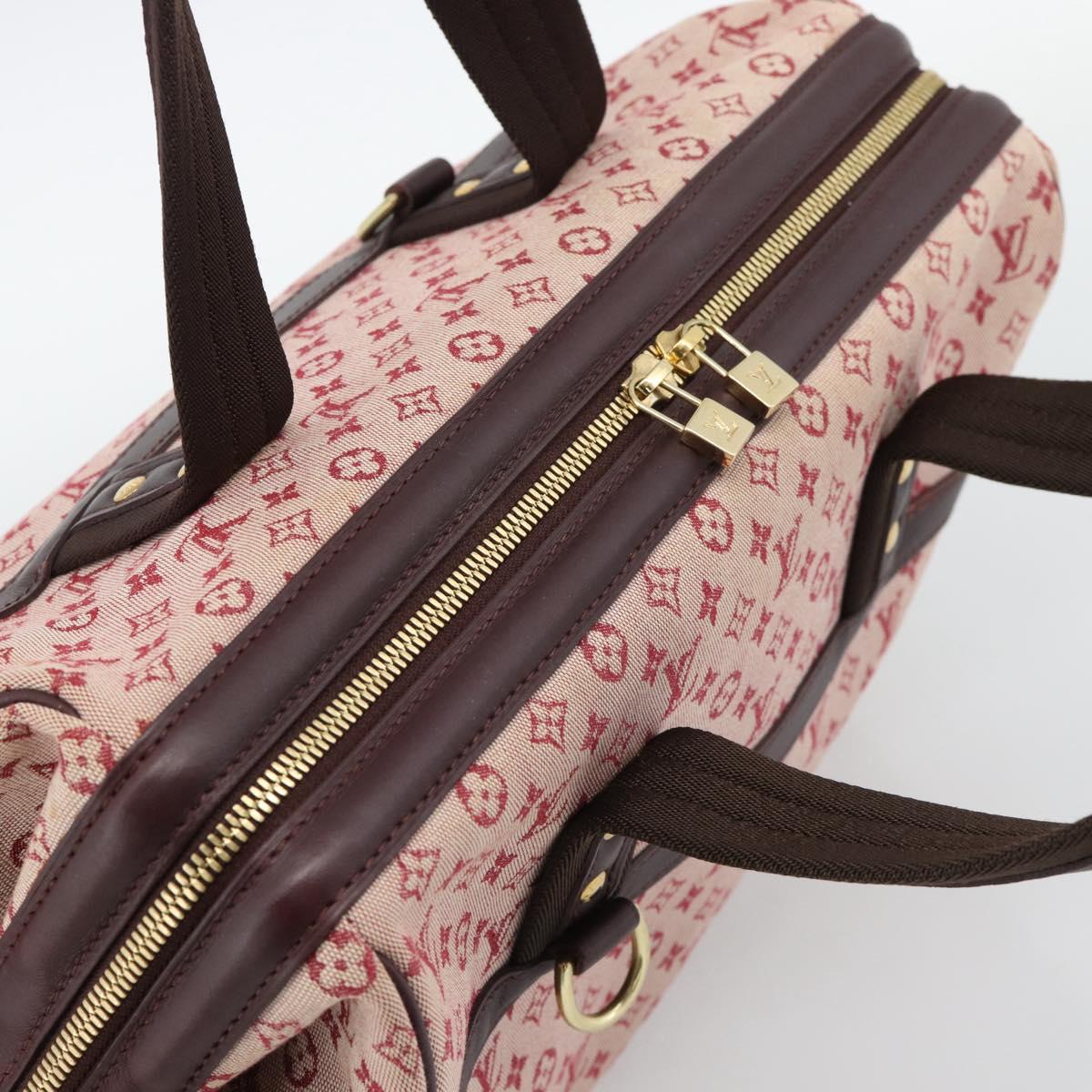 LOUIS VUITTON Monogram Mini Josephine GM Hand Bag Red M92213 LV Auth 193147A