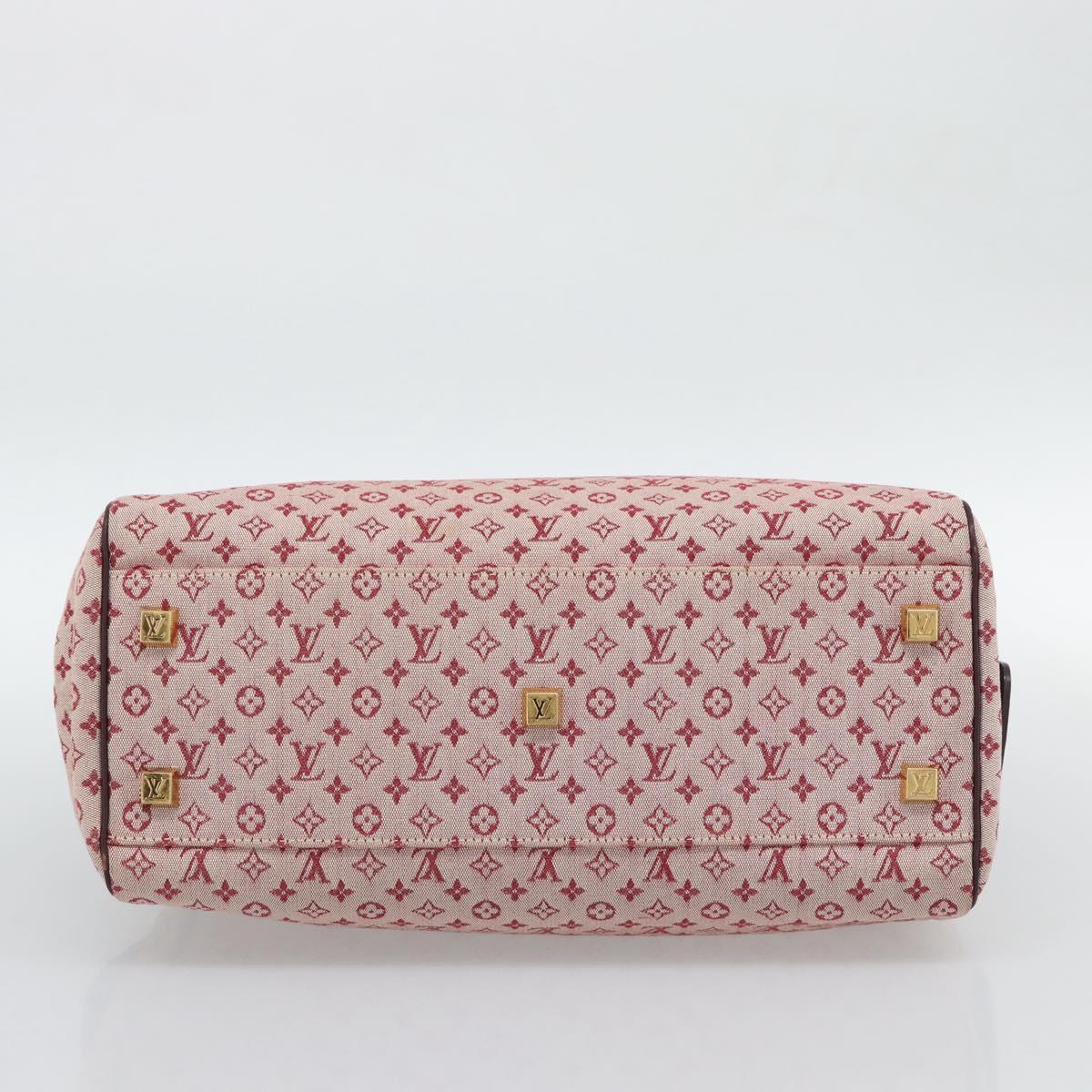LOUIS VUITTON Monogram Mini Josephine GM Hand Bag Red M92213 LV Auth 193147A