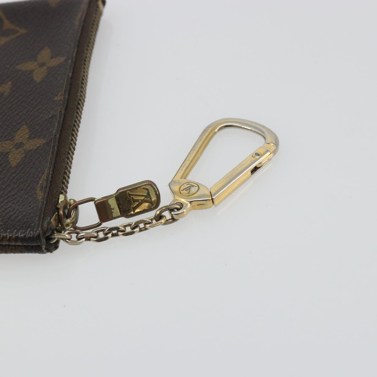 LOUIS VUITTON Monogram Pochette Cles Coin Purse M62650 LV Auth 193155