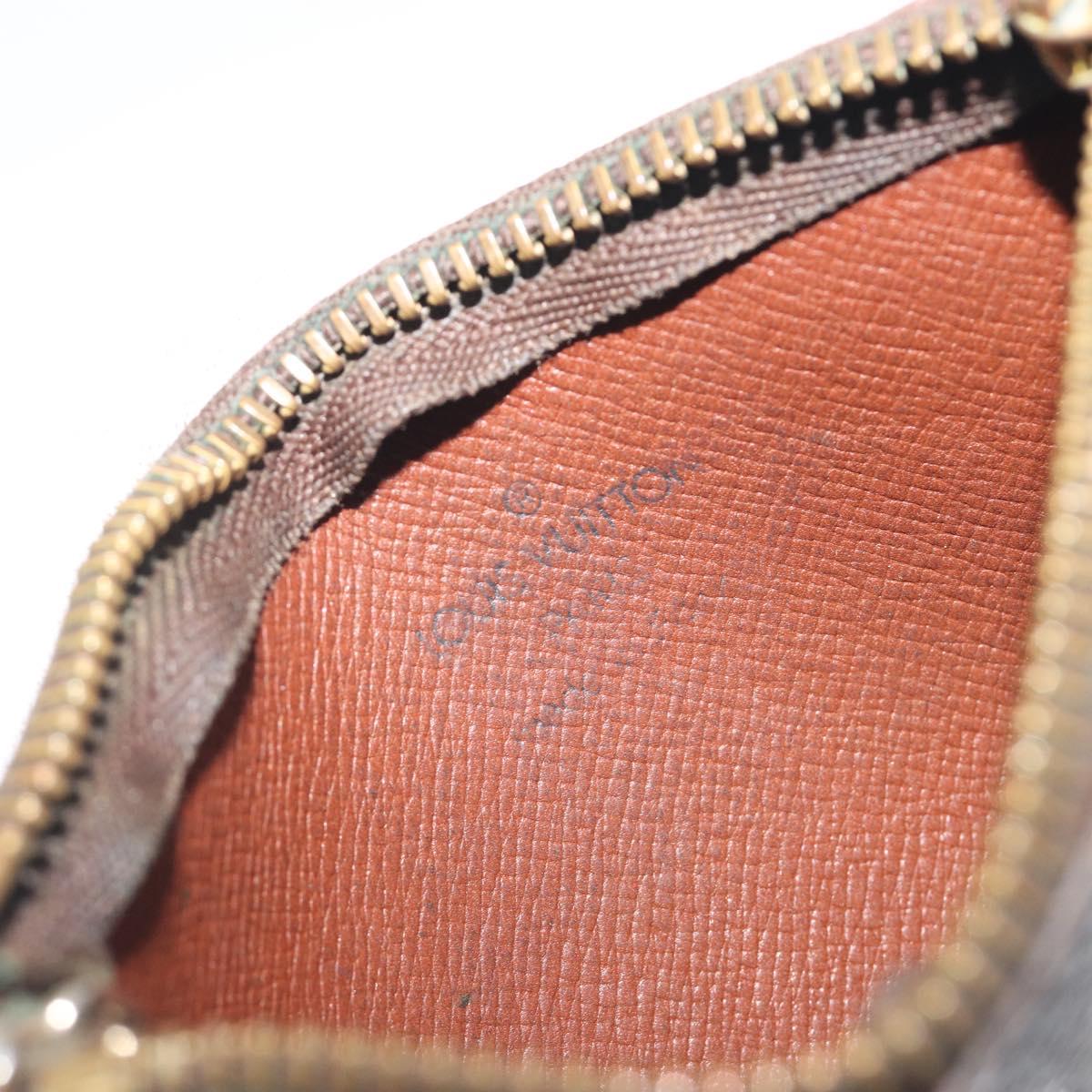 LOUIS VUITTON Monogram Pochette Cles Coin Purse M62650 LV Auth 193155