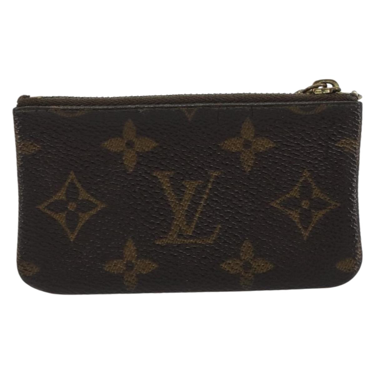 LOUIS VUITTON Monogram Pochette Cles Coin Purse M62650 LV Auth 193155