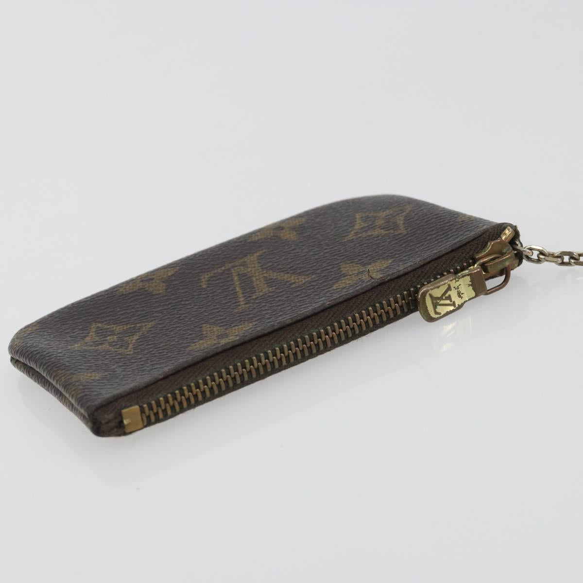 LOUIS VUITTON Monogram Pochette Cles Coin Purse M62650 LV Auth 193155