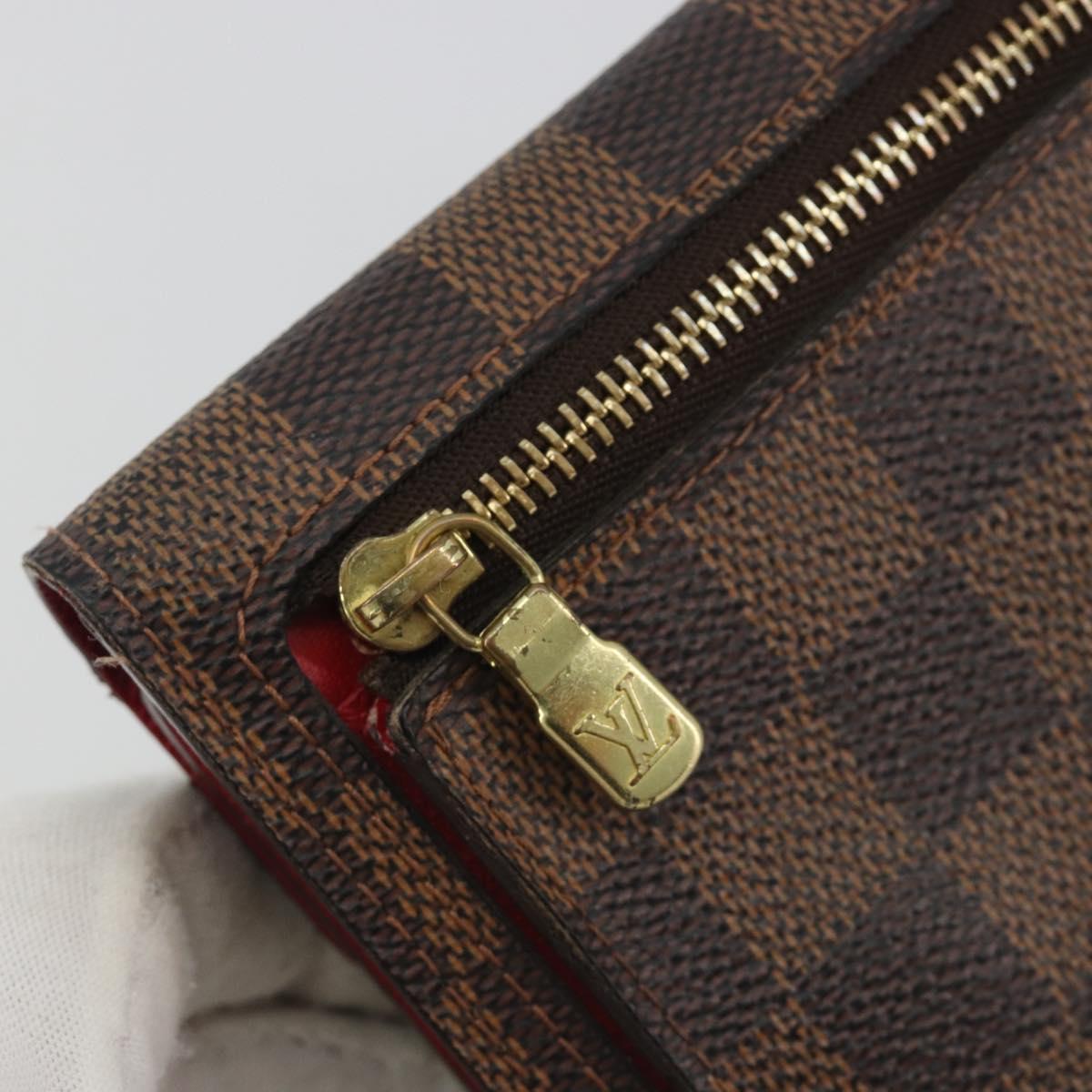 LOUIS VUITTON Damier Ebene Portefeuille Koala Bifold Wallet N60005 Auth 193156A