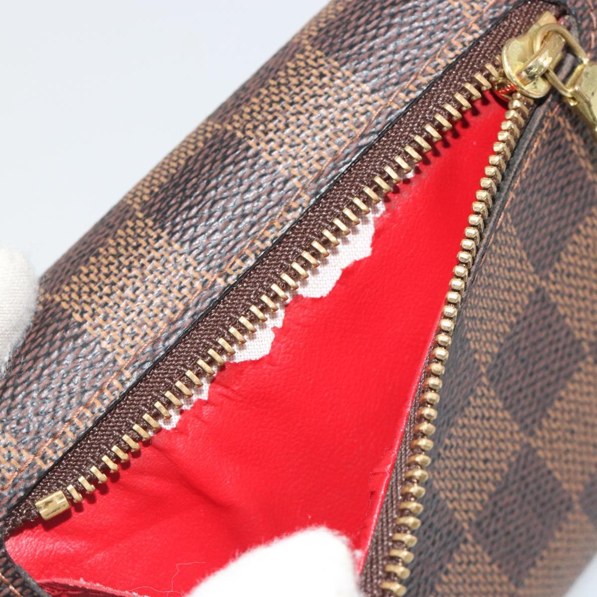 LOUIS VUITTON Damier Ebene Portefeuille Koala Bifold Wallet N60005 Auth 193156A