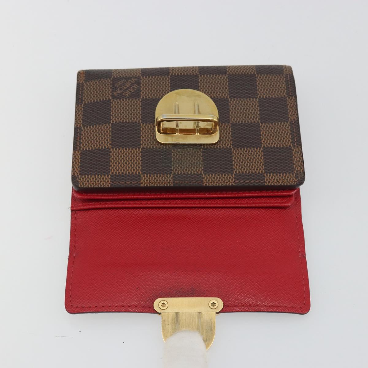 LOUIS VUITTON Damier Ebene Portefeuille Koala Bifold Wallet N60005 Auth 193156A