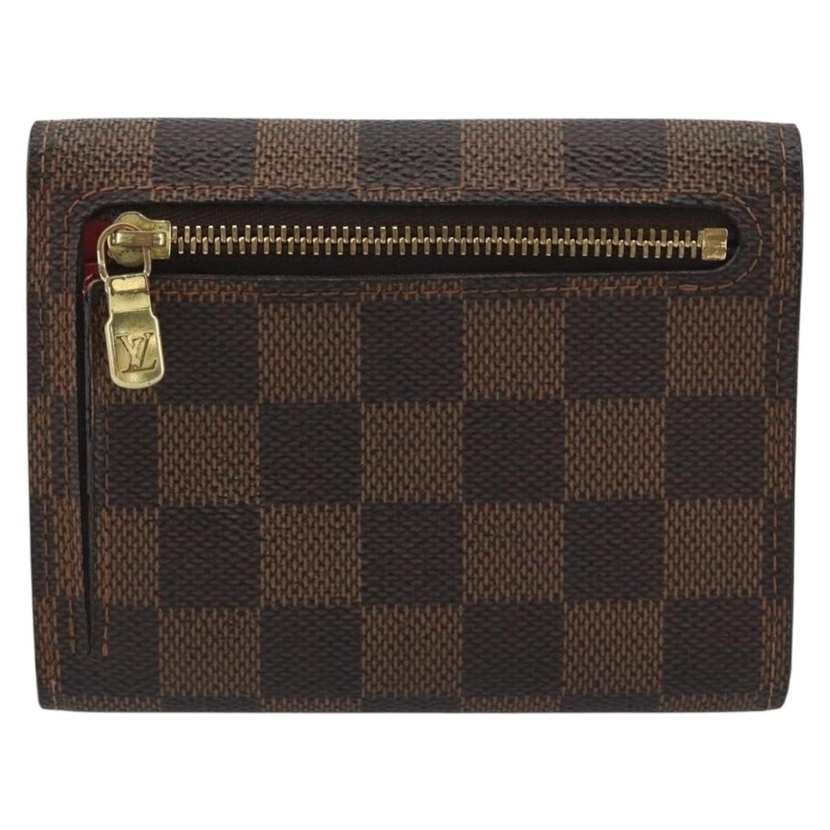 LOUIS VUITTON Damier Ebene Portefeuille Koala Bifold Wallet N60005 Auth 193156A