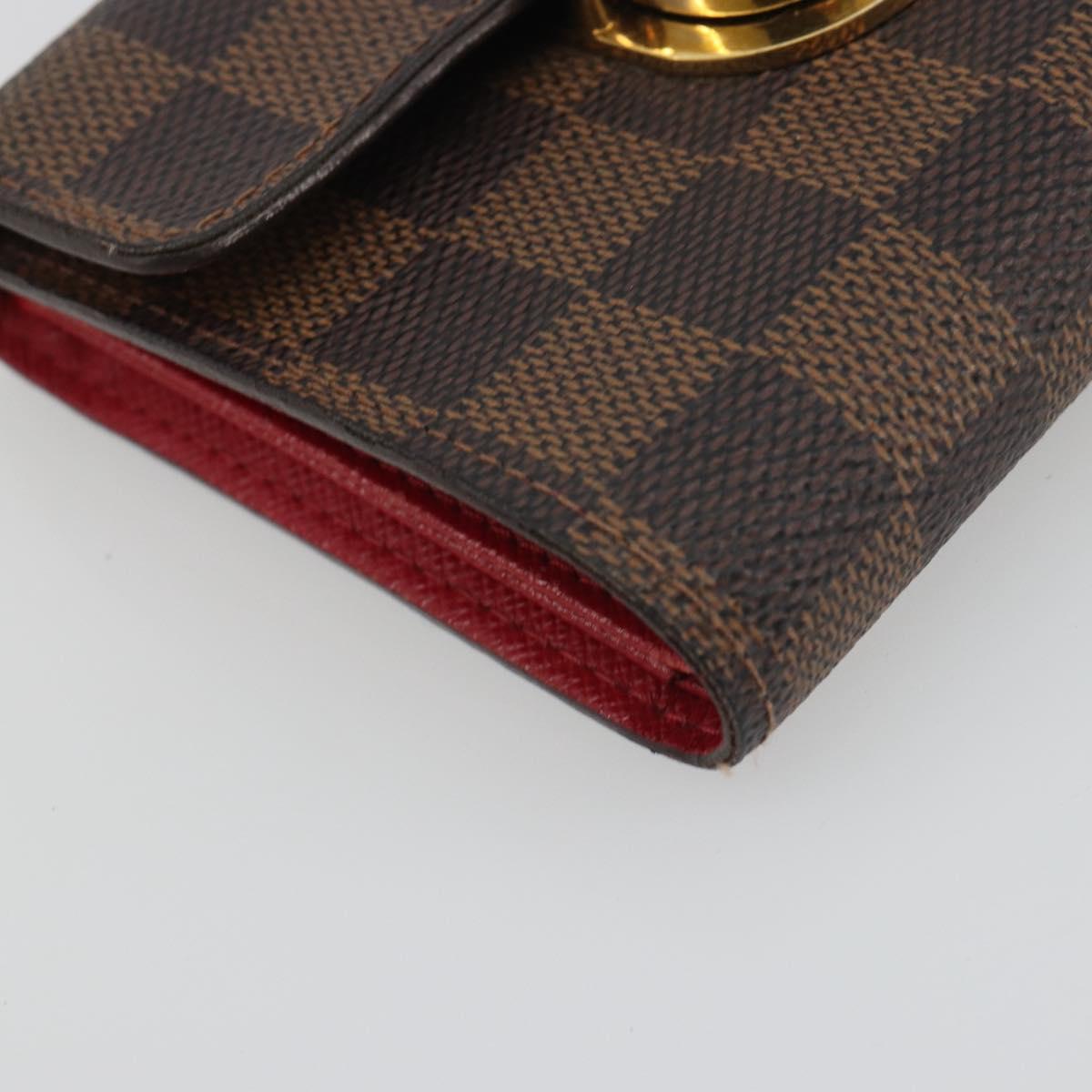 LOUIS VUITTON Damier Ebene Portefeuille Koala Bifold Wallet N60005 Auth 193156A