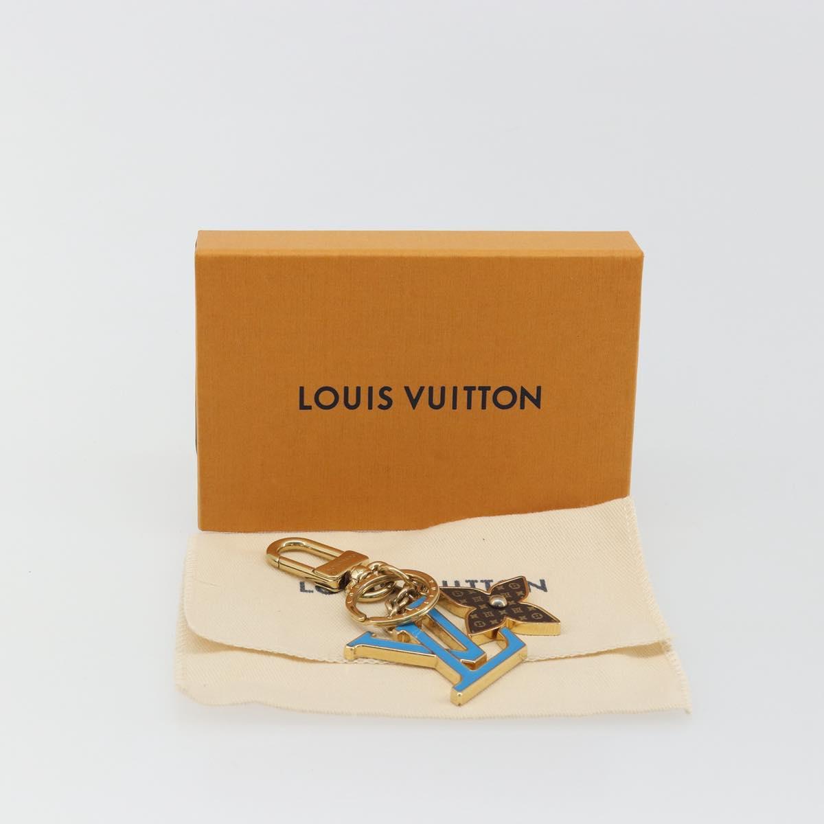 LOUIS VUITTON LV Iconic Key Holder metal Gold Tone M02354 LV Auth 193164A