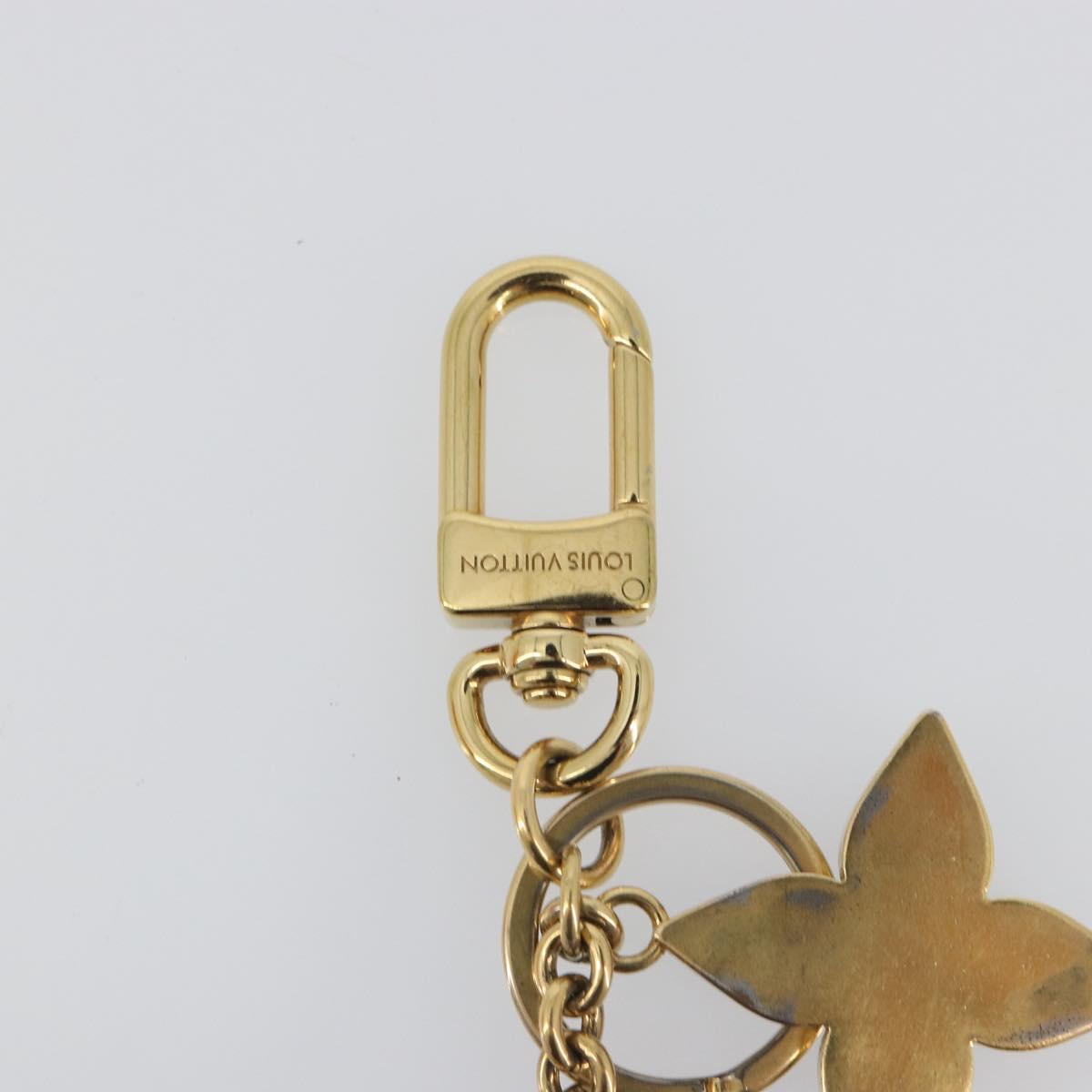 LOUIS VUITTON LV Iconic Key Holder metal Gold Tone M02354 LV Auth 193164A