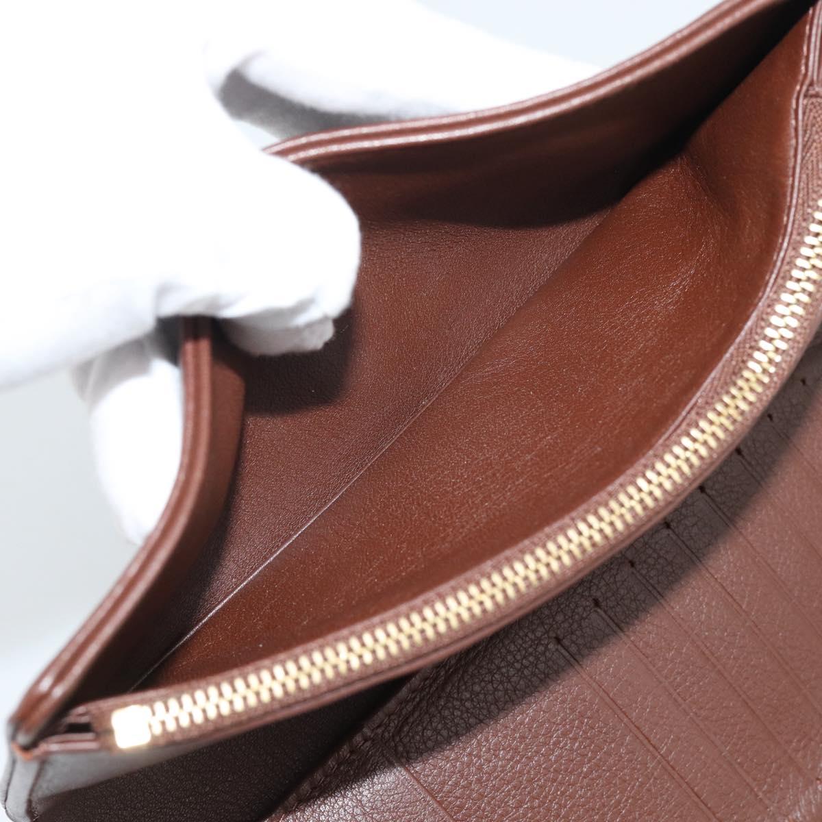 LOUIS VUITTON Mahina Portefeuille Amelia Wallet Leather M95996 LV Auth 193168V