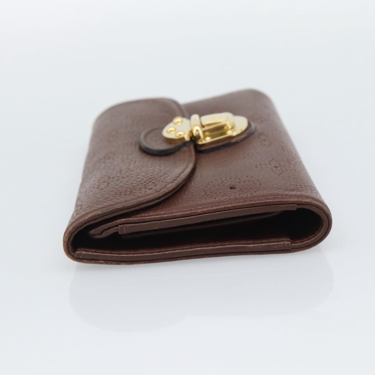 LOUIS VUITTON Mahina Portefeuille Amelia Wallet Leather M95996 LV Auth 193168V