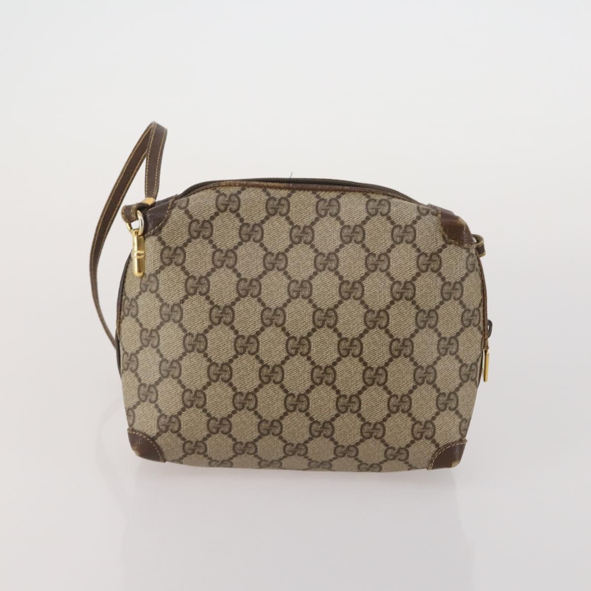 GUCCI Micro Canvas GG Supreme Clutch Bag 3 Set Navy Beige Red Auth 193326
