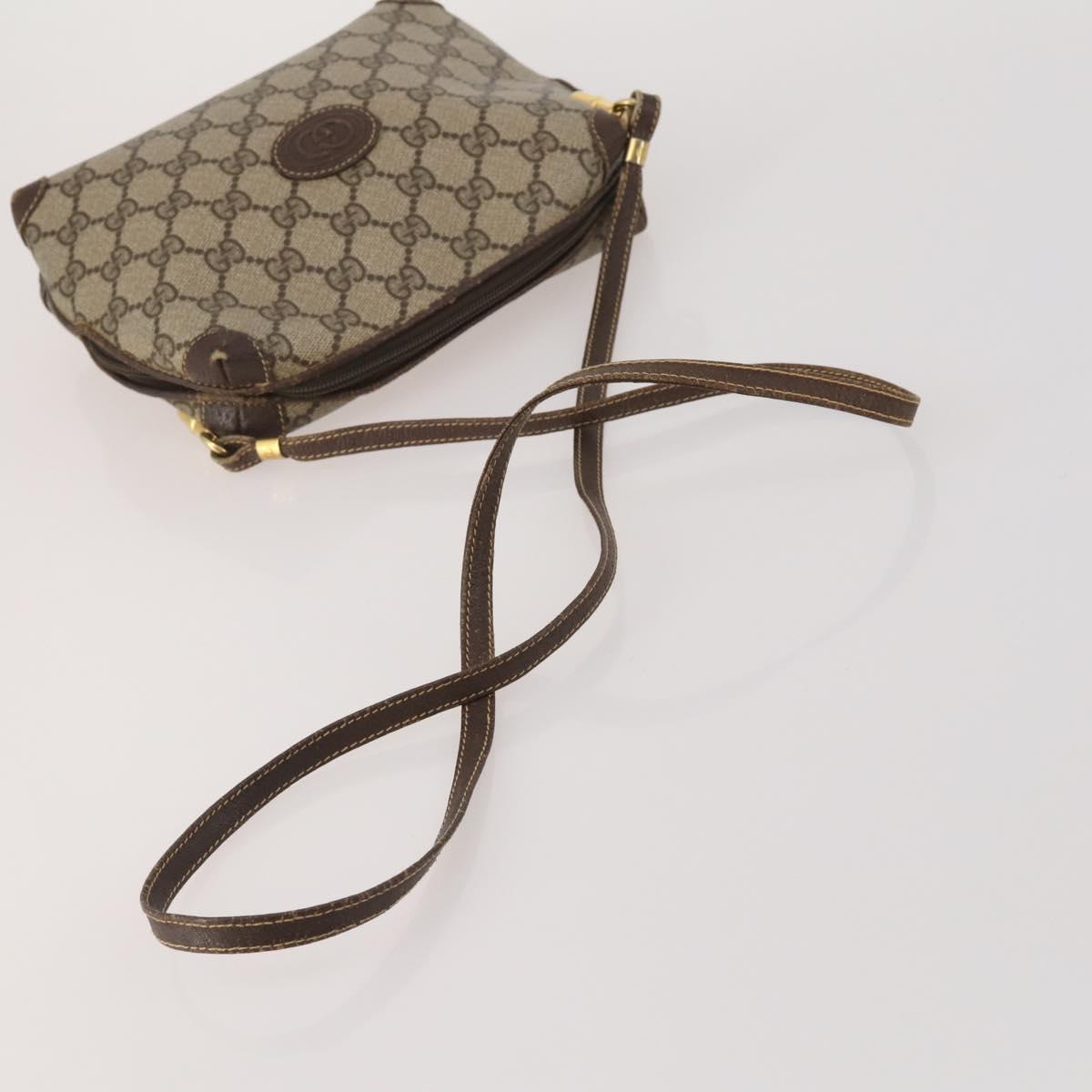 GUCCI Micro Canvas GG Supreme Clutch Bag 3 Set Navy Beige Red Auth 193326