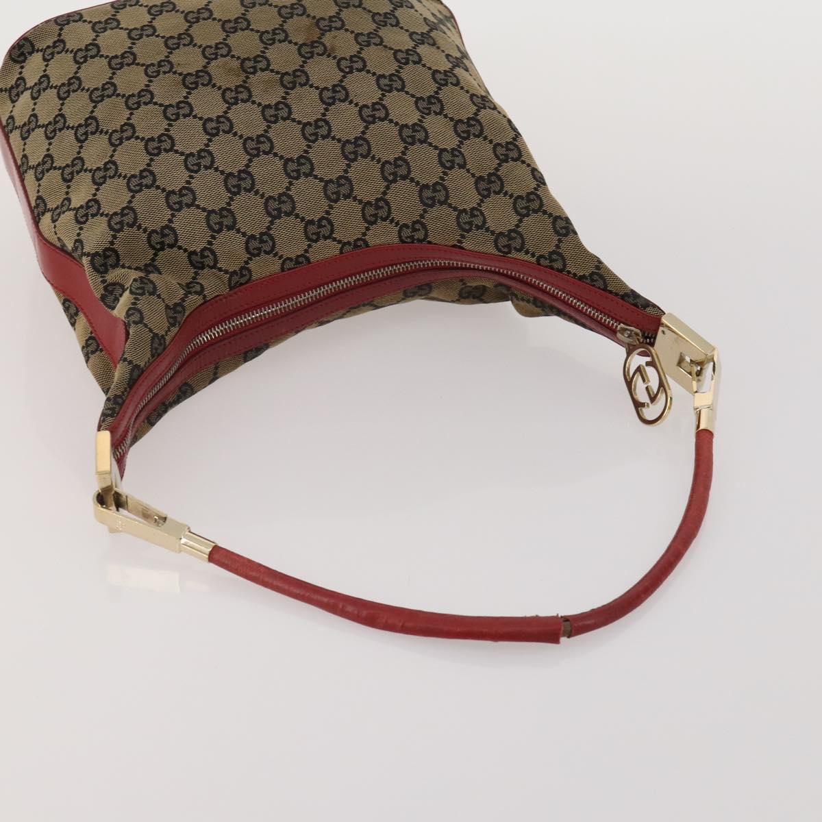 GUCCI GG Canvas Shoulder Bag 4 Set Navy Beige Auth 193327