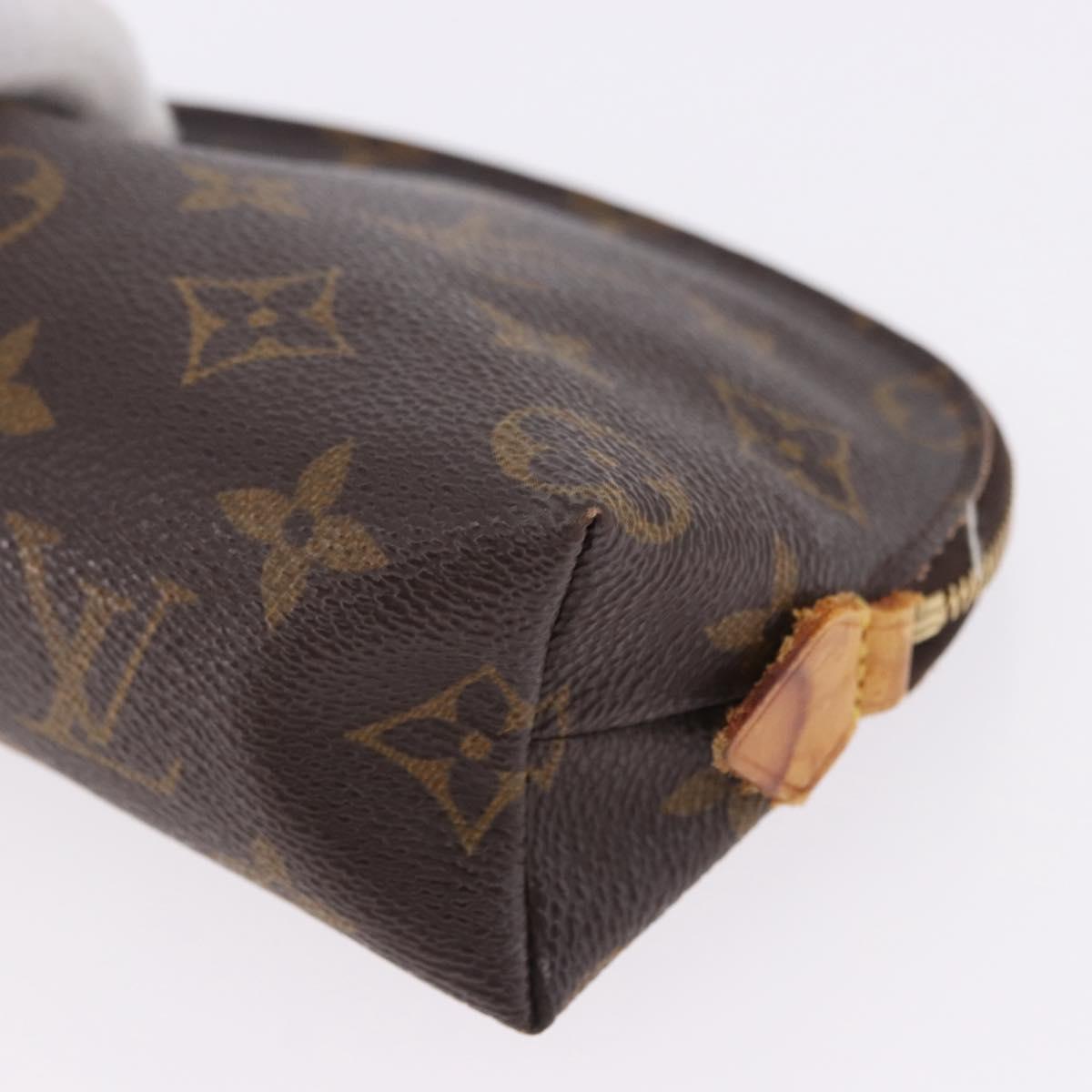 LOUIS VUITTON Monogram Pochette Cosmetic PM Pouch M43998 LV Auth 193337