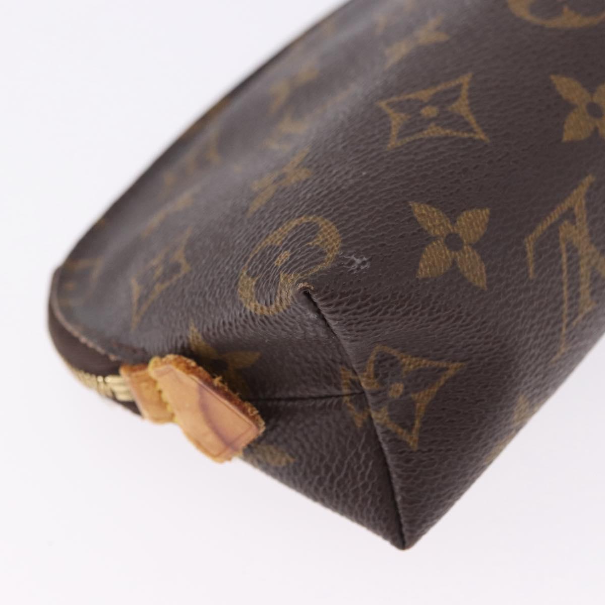 LOUIS VUITTON Monogram Pochette Cosmetic PM Pouch M43998 LV Auth 193337