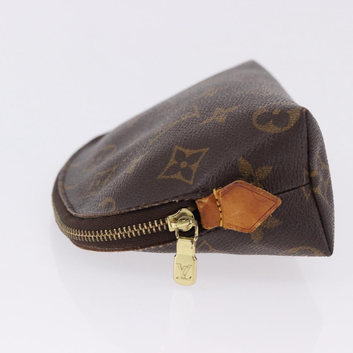 LOUIS VUITTON Monogram Pochette Cosmetic PM Pouch M43998 LV Auth 193337