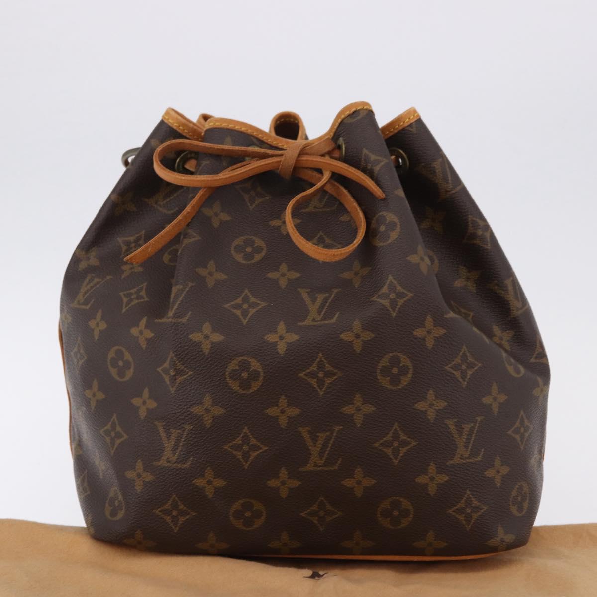 LOUIS VUITTON Monogram Petit Noe Shoulder Bag M42226 LV Auth 193339V