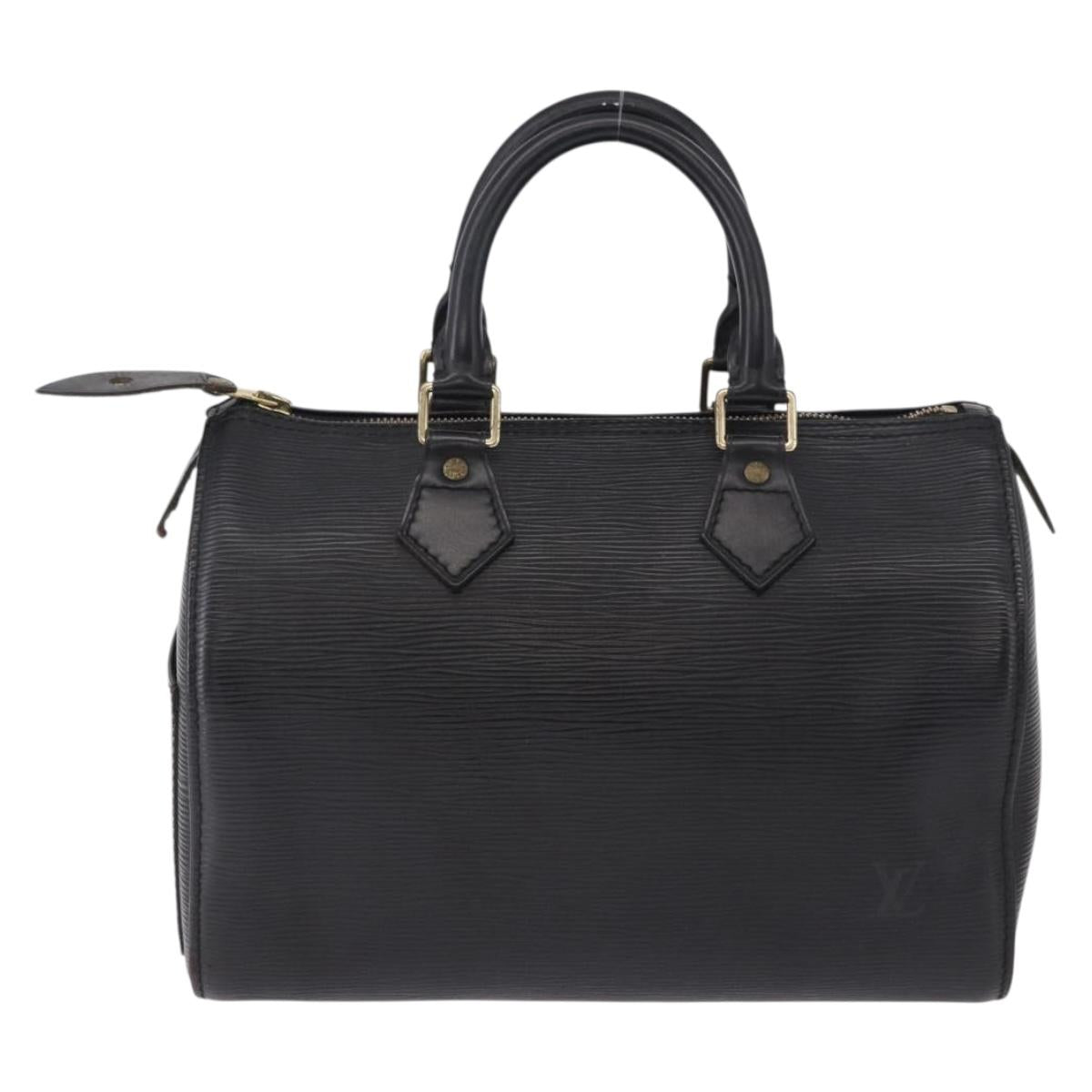 LOUIS VUITTON Epi Speedy 25 Hand Bag Black M59042 LV Auth 193346V