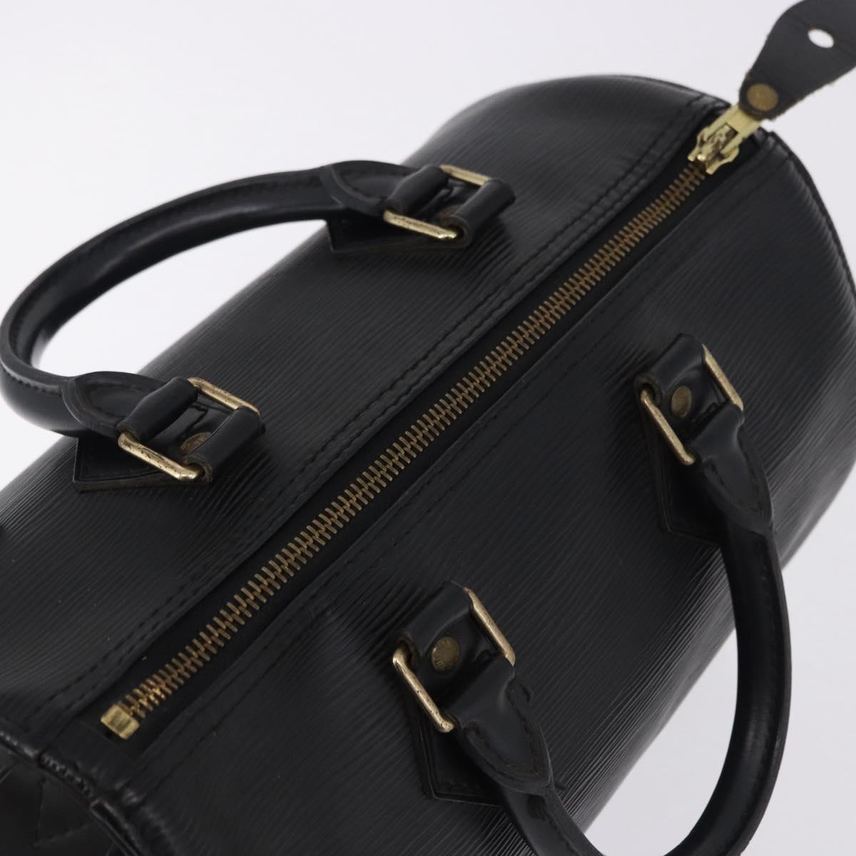 LOUIS VUITTON Epi Speedy 25 Hand Bag Black M59042 LV Auth 193346V