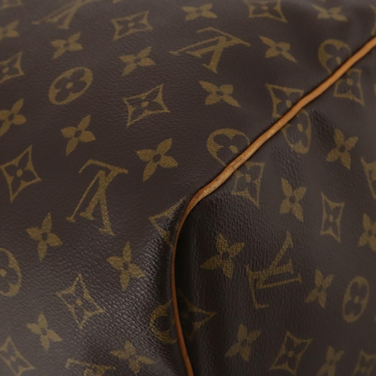 LOUIS VUITTON Monogram Keepall 55 Boston Bag M41424 LV Auth 193350A
