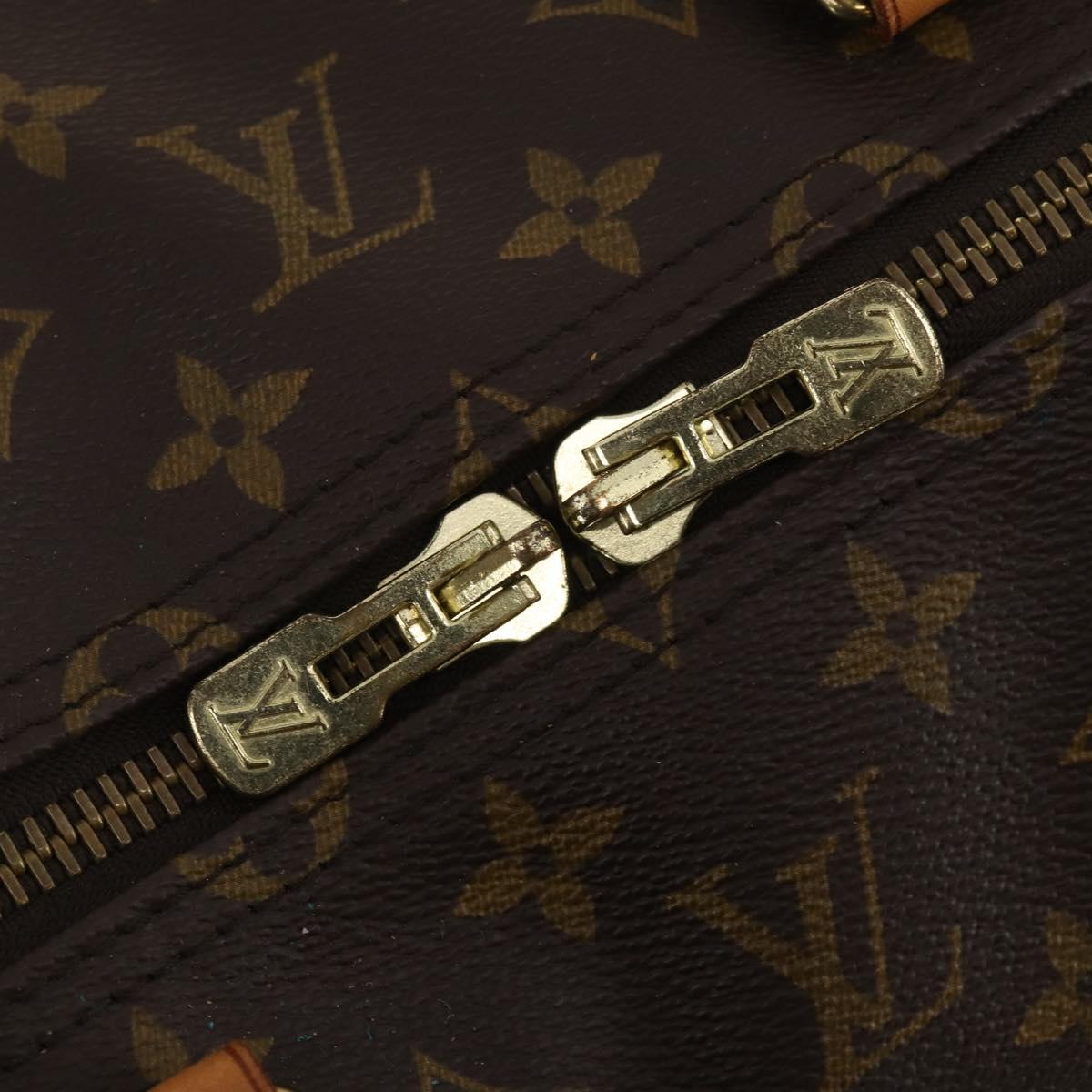 LOUIS VUITTON Monogram Keepall 55 Boston Bag M41424 LV Auth 193350A