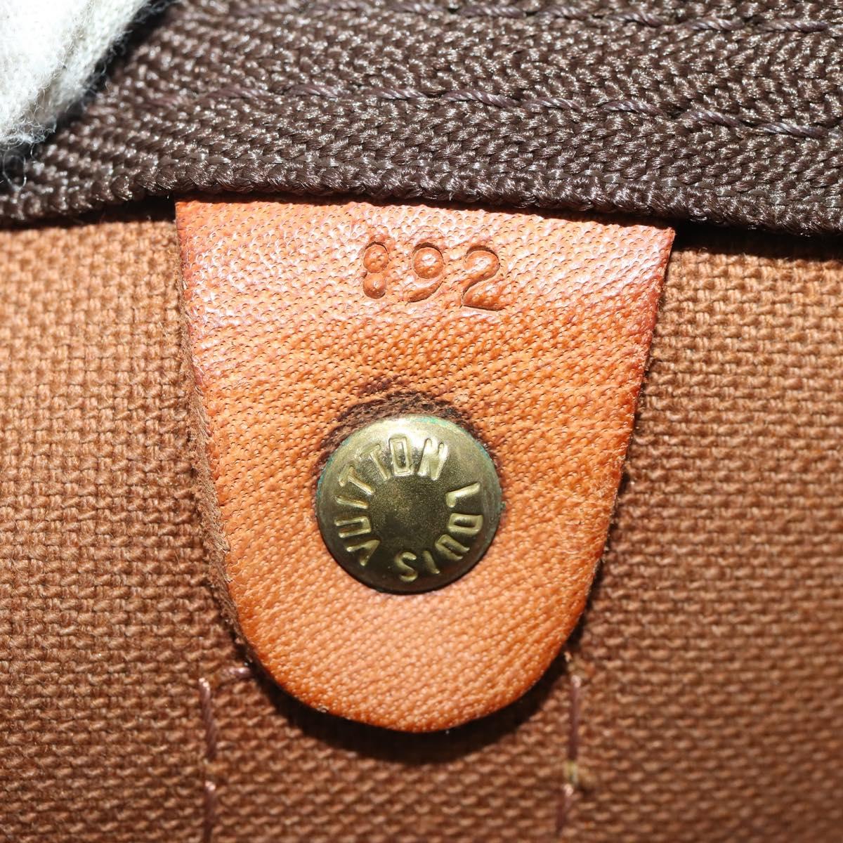 LOUIS VUITTON Monogram Keepall Bandouliere 60 Boston Bag M41412 LV Auth 193362