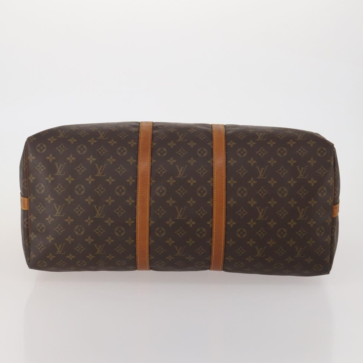 LOUIS VUITTON Monogram Keepall Bandouliere 60 Boston Bag M41412 LV Auth 193362
